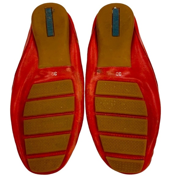 Hispanitas Anthropologie | 3D Floral Appliqué Mules/Shoes Slip-On Artsy Red 8 - Picture 11 of 17